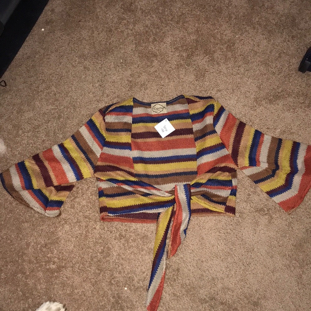 Never been worn striped wrap!